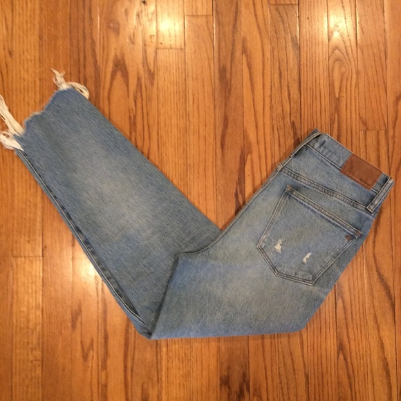 Madewell Classic Straight Jean High Rise Crop 29 - Picture 8 of 9